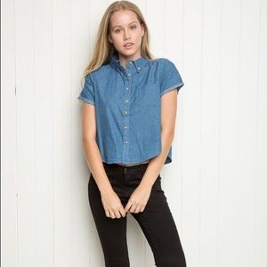 Brandy Melville denim top